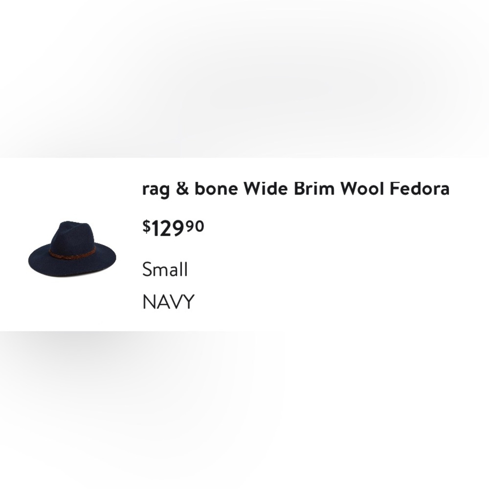 rag & bone Wide Brim Wool Fedora - Picture 2 of 3